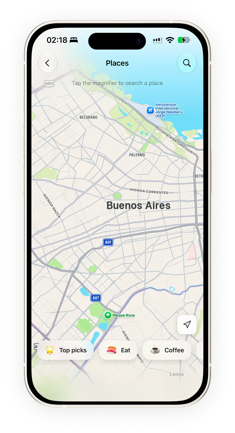 Discover places on a map / Descubrir lugares en el mapa