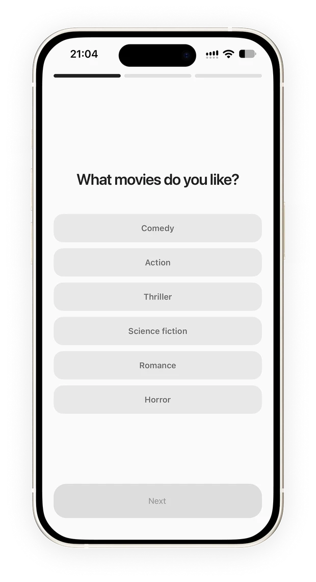 Movie preferences / Preferencias de cine